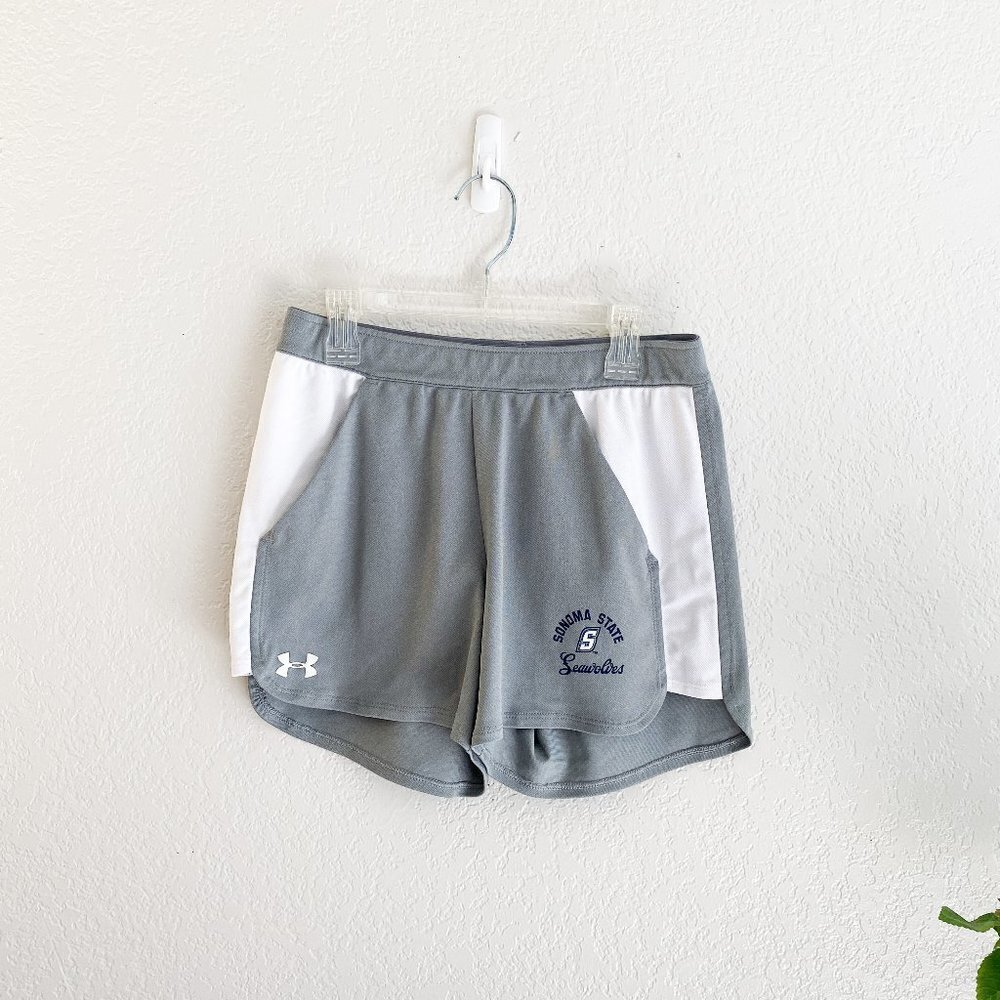 🦋 UNDER ARMOUR Sonoma State University Seawolves Running Shorts Athletic